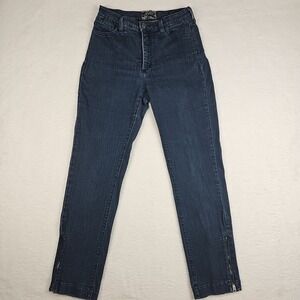 NYDJ Premium Denim Skinny Jeans Ankle‎ Zip Dark Wash Women's